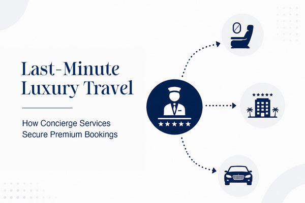 Last-Minute Luxury Travel: How Concierge Services Secure Premium Bookings