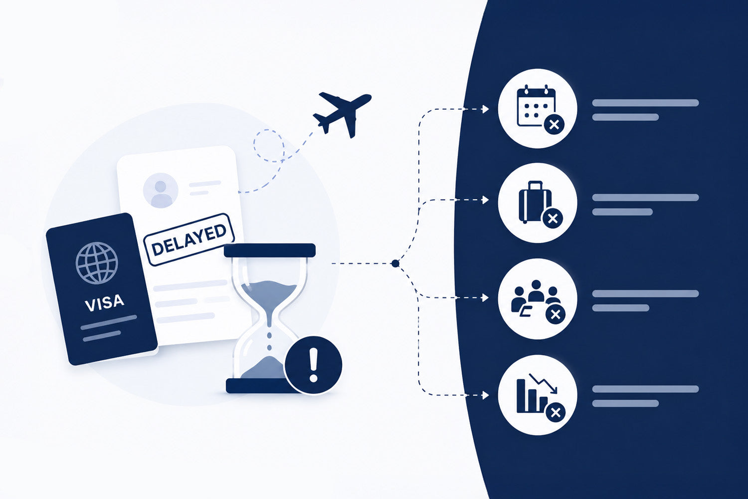 visa delayed before travel 